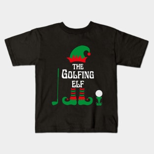 THE GOLFING ELF Kids T-Shirt